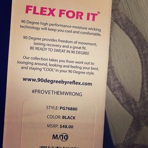 90degree by Reflex Full Length Black leggings